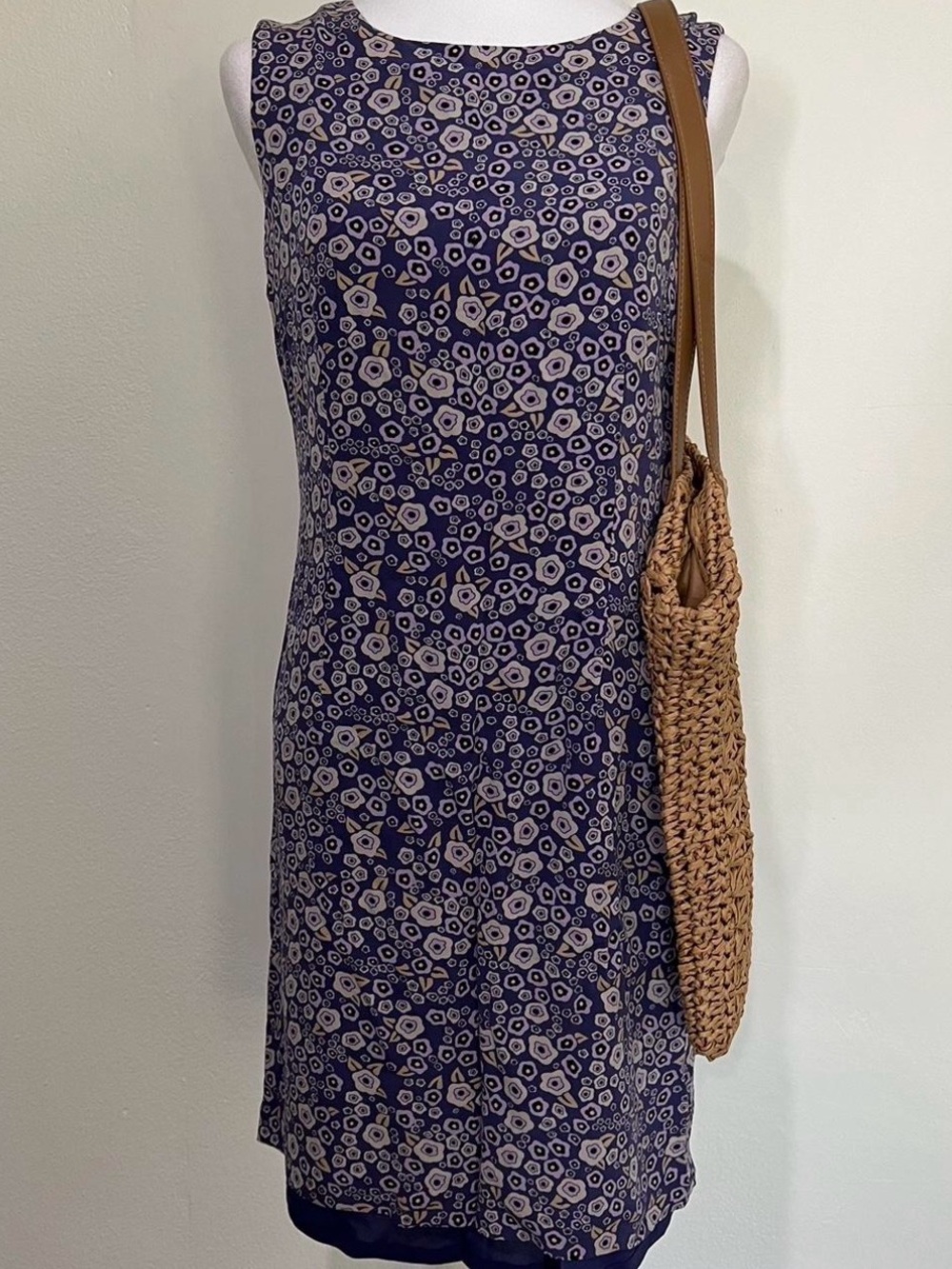 Casual Corner Lavender Sleeveless Dress